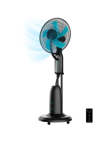 Cecotec EnergySilence 490 Freshessence Ventilateur Nebulizador - 90W - Tanque de 2.8L - 5 Aspas de 40cm - Oscilacion Automatica 