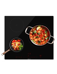 Cecotec Bolero Squad I 3300 Cocina de Induccion Encastrable - 7400W - Detector de Sartenes - Temporizador - Control Tactil - 9 N