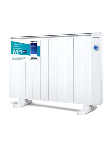 Orbegozo RRW-1800 Emisor Thermique Wifi RealWarm Elements - Control Par Voz Avec Google Assistant et Alexa - Programacion Diaria