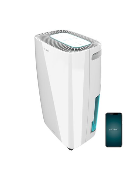 Cecotec BigDry 4000 Expert Connected Deshumidificador - Control Wi-Fi - 10L/dia - Deposito 2.5L - Cobertura Jusqu'à 105m2 - Func