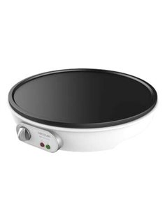 Cecotec Fun Crepelicious Crepera Electrica 1000W - Revestimiento Antiadherente - Potencia Regulable - Diametro de 30,5cm - Rodil