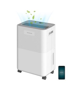 Cecotec BigDry 8000 Expert Connected Deshumidificador - 16L/dia - Deposito Amovible de 2L - WiFi - Funcion Séchage de Ropa - Tem
