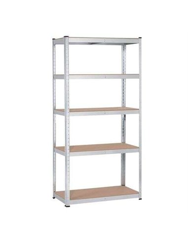 Blim Estanteria Galvanizada 5 Baldas Ajustables - Dimensions 180x90x40cm - Peso Max. 175kg Par Balda