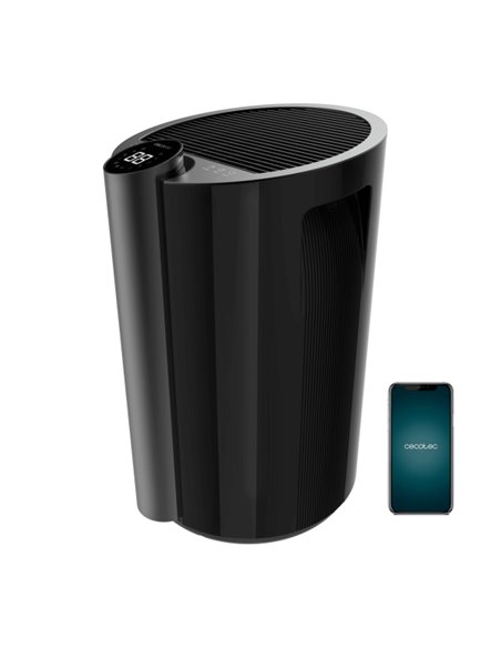 Cecotec BigDry 9000 Professional Black Connected Deshumidificador - 320W - Deposito 4.5L Amovible - WiFi - Cobertura Jusqu'à 90m