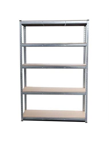 Blim Estanteria Galvanizada 5 Baldas Ajustables - Dimensions 180x90x45cm - Peso Max. 265kg Par Balda