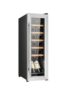 Cecotec Bolero GrandSommelier 1250 CoolWood Compressor Vinoteca Pour 12 Botellas - Capacité 0.75L - Luz LED - Temperatura Regula
