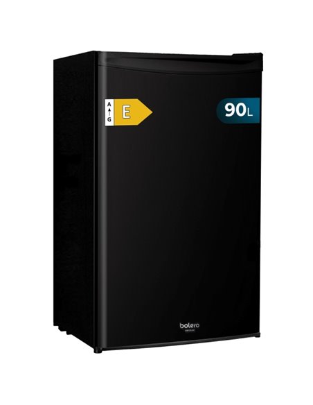 Cecotec Bolero CoolMarket TT 90 Black E Mini Frigorifico - Capacité 90L - Temperatura Regulable - Compartimento Congélateur - 47