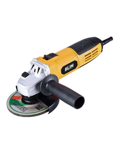 Blim Radial 125mm - Potencia 750W - Design Ergonomique - Empuñadura Multiposicion - Protection Antichispas - Boton de Bloqueo - 