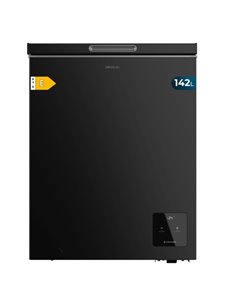 Cecotec Bolero CoolMarket Chest 142 Black E Congélateur Horizontal Convertible - Capacité 142L - Temperatura Regulable - Seguro 