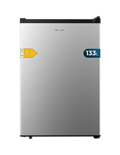 Cecotec Bolero CoolMarket TT 133 L Inox Mini Frigorifico - Capacité 133L - Luz LED - Temperatura Regulable - 55.1x57.5x83.5cm - 