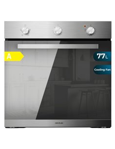 Cecotec Bolero Hexa C136000 Mirror Time À Horno Integrable - Potencia 2800W - Capacité 77L - Temperatura Regulable - Puerta Trip