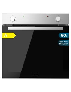 Cecotec Bolero Hexa C126400 Line À Horno Convencional Integrable - Potencia 2800W - Capacité 80L - Puerta de Cristal Double - 5 