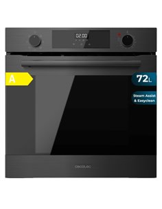 Cecotec Bolero Hexa M226000 Matt À Horno Integrable - Potencia 2800W - Capacité 72L - Control Tactil - Puerta Triple de Cristal 