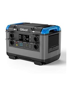 Elbat Generador de Energia Portable - 2400W - Batterie de Litio de 630.000Mah - Protection Contra Cortocircuito, Sobrecarga et S