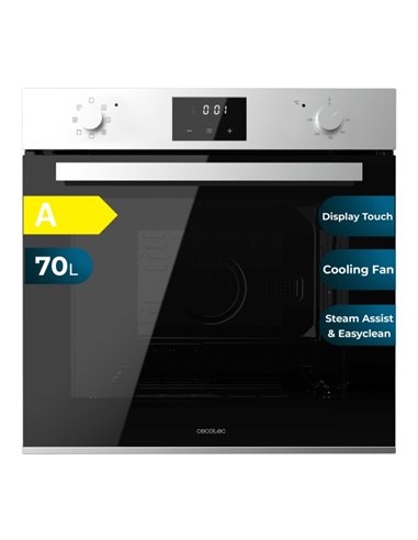 Cecotec Bolero Hexa M226001 Line À Horno Multifuncion Integrable - Potencia 2800W - Capacité 70L - Control Tactil - Puerta Tripl