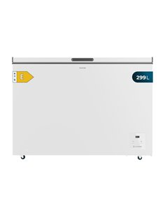 Cecotec Bolero CoolMarket Chest 299 white E Congélateur Horizontal Convertible - Capacité 299L - Temperatura Regulable - Seguro 
