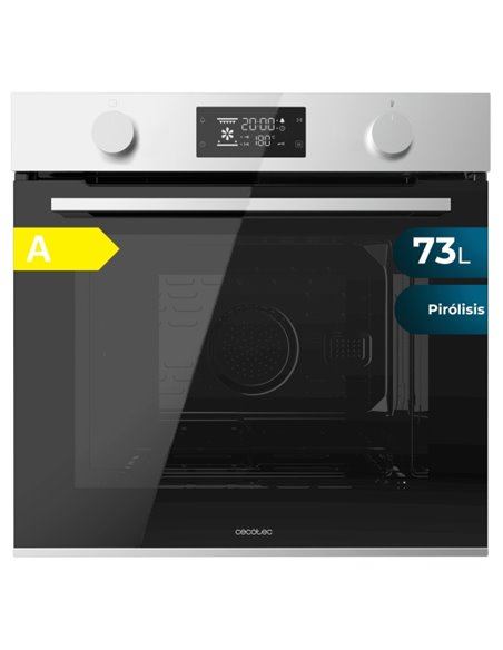 Cecotec Bolero Hexa P526000 Line À Horno Pirolitico Integrable - Potencia 2800W - Capacité 73L - Puerta Cuadruple de Cristal - 9