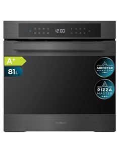Cecotec Bolero Hexa P506000 Matt Connected À+ Horno Pirolitico Integrable de 35cm - Capacité 81L - Guias Telescopicas - 11 Funci