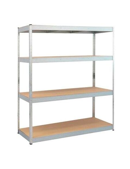 Blim Estanteria Galvanizada 4 Baldas Ajustables - Dimensions 180x160x60cm - Peso Max. 600kg Par Balda