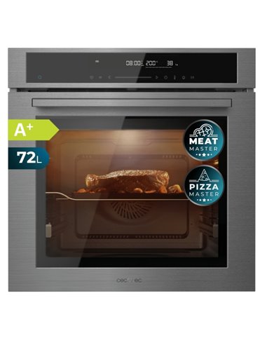 Cecotec Bolero Hexa SM406000 Line À+ Horno Integrable Avec Micro-ondes - 2900W - Capacité 72L - Temperatura Regulable - Acier In