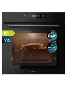 Cecotec Bolero Hexa SM406000 Glass Black À+ Horno Integrable Avec Micro-ondes - 2900W - Capacité 72L - Temperatura Regulable - A