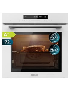 Cecotec Bolero Hexa SM406000 Glass White À+ Horno Integrable Avec Micro-ondes - 2900W - Capacité 72L - Temperatura Regulable - A