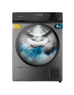 Cecotec Bolero DressCode Dry 9400 Steel Secadora Avec Bomba de Calor de 9kg - 15 Programas - Tambor Bidireccional de Acier Inoxy