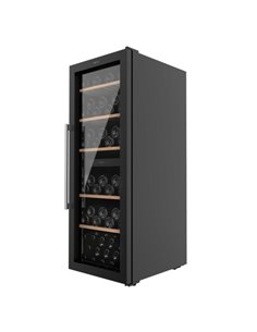 Cecotec Bolero GrandSommelier Duo 77000 Black Vinoteca Pour 77 Botellas - Capacité 193L - Silencioso 43dB - Luz LED - Écran LED 
