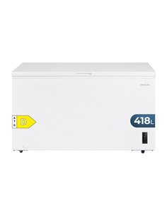 Cecotec Bolero CoolMarket Chest 418P White D Congélateur Horizontal Convertible - Capacité 418L - Temperatura Regulable - Ruedas