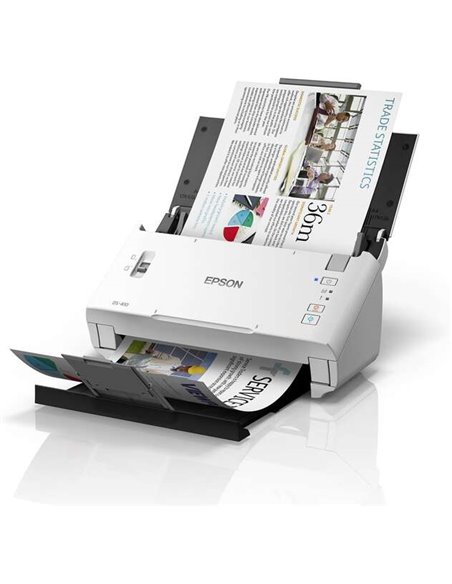 Epson Workforce DS-410 Scanner Documental A4 ADF 600dpi - Vitesse de Escaneo 26ppm