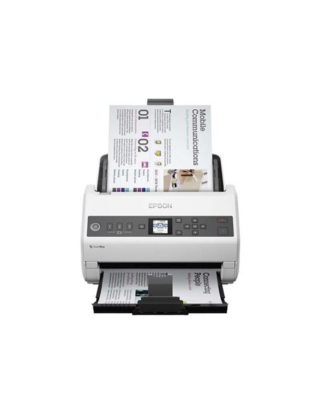 Epson Workforce DS-730N Scanner Documental A4 Duplex 600dpi - Vitesse de Escaneo 40ppm