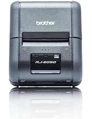 Brother RJ-2050 Imprimante Termica Portable de Tickets WiFi USB Bluetooth MFI - Résolution 203ppp - Vitesse 152mms - Couleur Gri