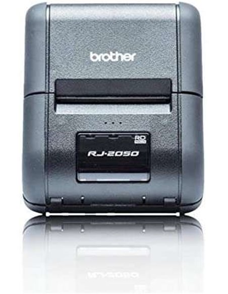 Brother RJ-2050 Imprimante Termica Portable de Tickets WiFi USB Bluetooth MFI - Résolution 203ppp - Vitesse 152mms - Couleur Gri