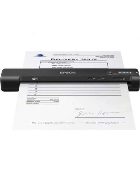 Epson Workforce ES60W Scanner Portable Inalambrico WiFi - 600dpi - Écran LCD - Tecnologia ReadyScan LED
