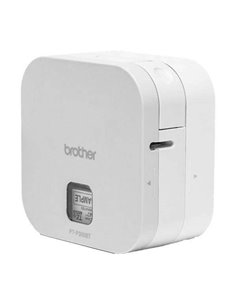Brother PT-P300BT Cube Rotuladora Electronica Portable Bluetooth - Résolution 180ppp - Vitesse 20mms - Couleur Blanc