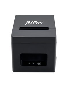 AVPos AVP-TC21NET Imprimante Termica Tickets - Vitesse 200mm/s - Autocorte parcial - USB et LAN - Couleur Noir
