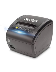 AVPos K90W Imprimante Termica Tickets - Vitesse 300mm/s - Avisador Luminoso et Acustico - Cortador Automatico - USB, LAN et WIFI