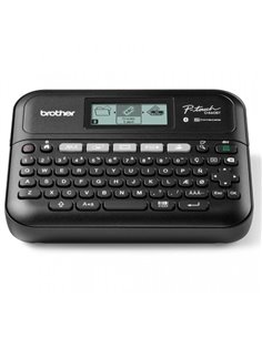 Brother P-Touch D460BT Rotuladora Electronica - Écran LCD - Ancho Max. de Ruban 18mm - Bluetooth, USB - Couleur Noir