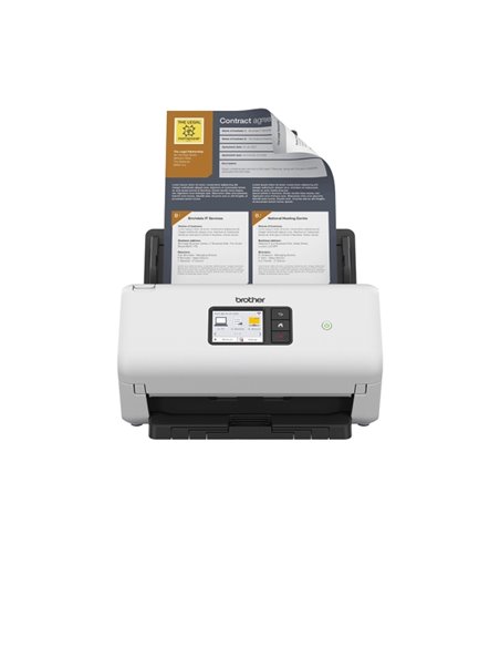 Brother ADS-4550W Scanner de sobremesa WiFi - Jusqu'à 70ppm - Alimentador Automatico de 60 Feuilles - Double face