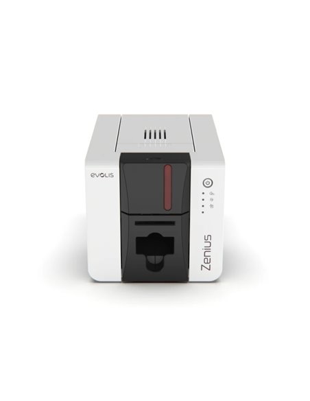Evolis Zenius 2 Expert Imprimante de Tarjetas - Résolution 300x1.200ppp - USB, Ethernet - Couleur Blanc