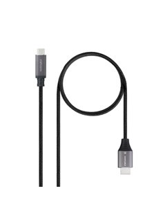 Nanocable Câble Adaptateur USB-C à HDMI - Longueur 1.8m - Résolution 4K - Carcasa Metalica de Aluminium - 195x230x15mm - Couleur