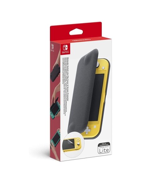 Nintendo Pack de Housse et Protector de Écran Pour Consola Nintendo Switch Lite - Pliable de Tipo Libro et Magnetica - Protectio
