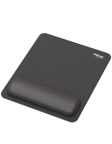 Fellowes Breyta Tapis de souris Avec Reposamuñecas - Revestimiento Antipolvo - Protection Antimicrobiana - Toucher Doux - Fabric