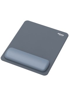 Fellowes Breyta Tapis de souris Avec Reposamuñecas - Revestimiento Antipolvo - Protection Antimicrobiana - Toucher Doux - Fabric