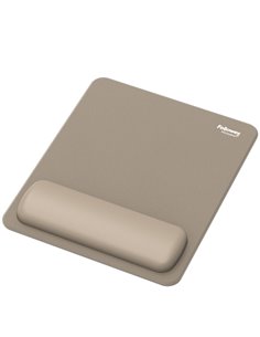 Fellowes Breyta Tapis de souris Avec Reposamuñecas - Revestimiento Antipolvo - Protection Antimicrobiana - Toucher Doux - Fabric
