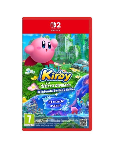 Nintendo Videojuego Kirby and The Forgotten Land Pour Consola Nintendo Switch 2 - Genero Plataformas 3D/Accion/Aventura - PEGI 7