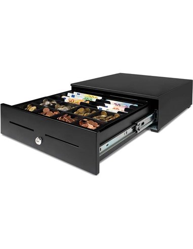 Safescan HD-4142 Cajon Portamonedas usage Intensivo - 8 Compartiments Pour Monedas et Billetes - Jusqu'à 2 Millones de Aperturas