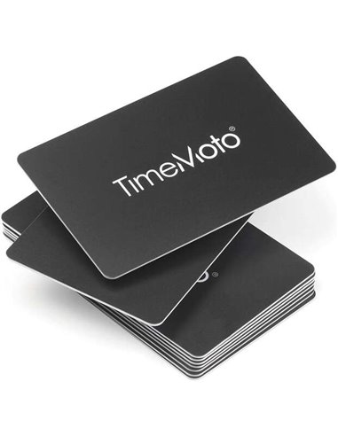 Timemoto RF-100 Pack de 25 Tarjetas de Identificacion RFID - Taille de Carte de Credito - Distancia de Deteccion de 7cm - Compat