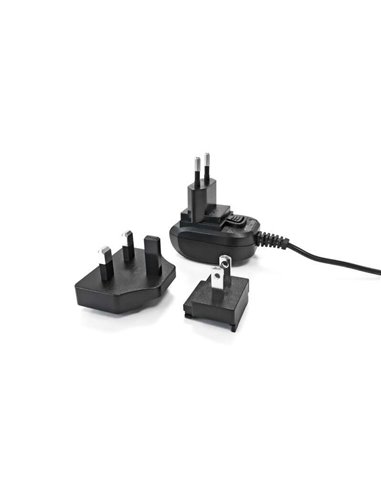 Timemoto Adaptateur de Corriente Pour Timemoto - 12V / 1A - Comprend Enchufes UE, UK et EE.UU