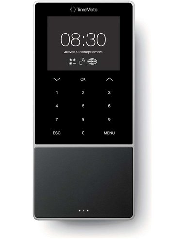 Timemoto TM-818 SC - Gestion de Horarios et Presencia - Jusqu'à 2.000 Empleados - Fichaje Avec RFID/Pin - Cumple Legislacion Lab
